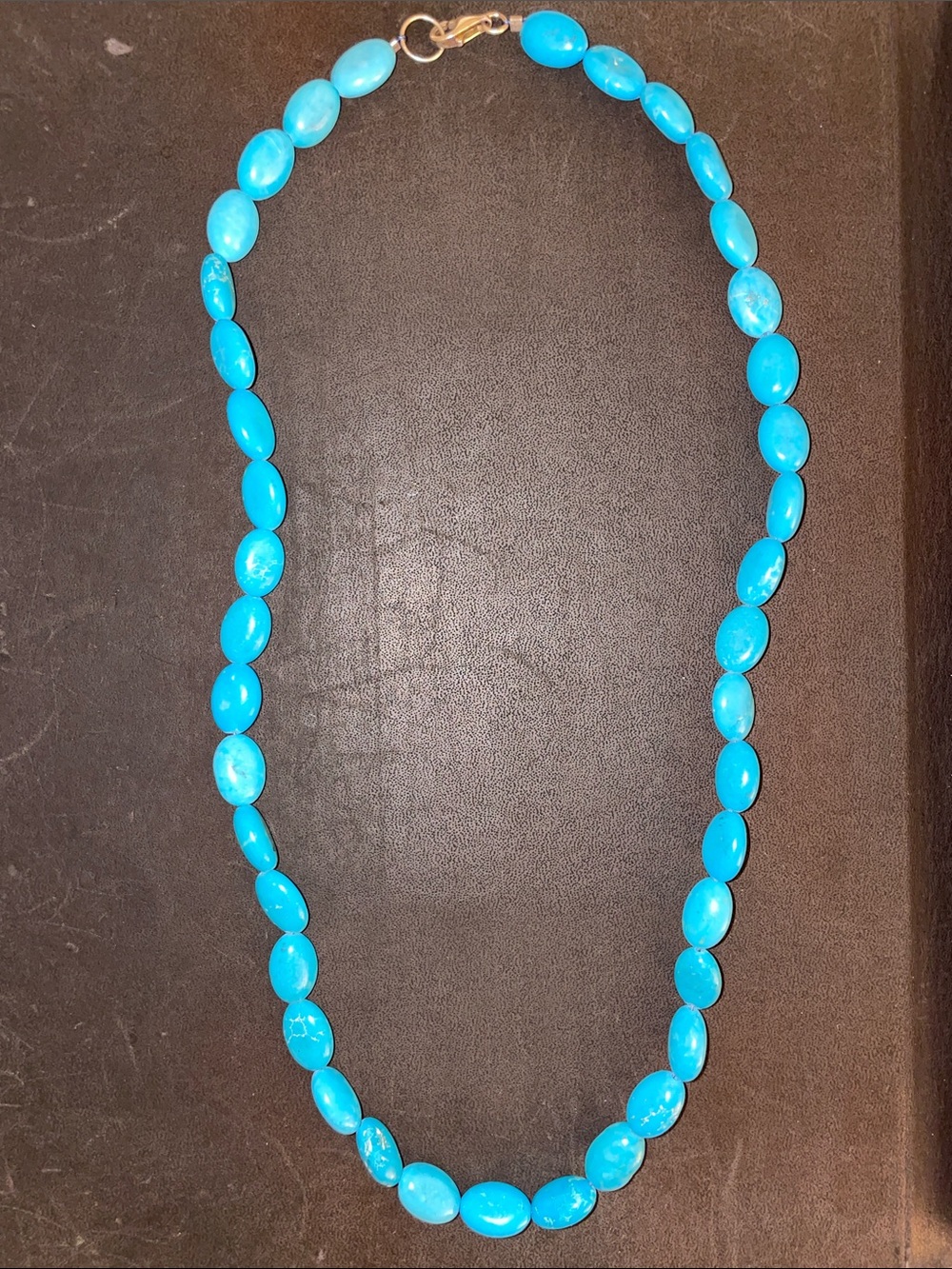 Turquoise Blue Bead Necklace - Women's Jewelry